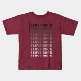 I love rock Kids T-Shirt